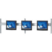 Global Industrial™ Flat Panel Monitor Track For 72" LAN Station