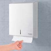 Distributeur mondial ™ de serviettes en papier plié, acier inoxydable