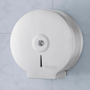 Global Industrial Stainless Steel Jumbo Bathroom Tissue Dispenser - One 9" Roll