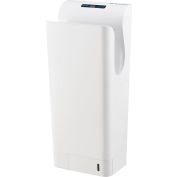 Global Industrial™ sèche-mains automatique vertical haute vitesse avec filtre HEPA, blanc, 110-120V