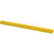Jaune de stationnement trottoir avec matériel 72 "L x 4 » H x 6 « W
