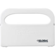 Global Industrial™ Plastic Toilet Seat Cover Dispenser 16"W x 2-1/5"D x 11"H - White