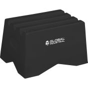 Global Industrial™ 1 Step Stand en plastique, 19-1/2"L x 13-1/2"L x 12"H, Noir