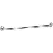 Global Industrial™ droite barre d’appui, en acier inox satiné - 36" W x 1-1/4 » dia.