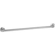 Global Industrial™ droite barre d’appui, matage inox - 36" W x 1-1/4 » dia.