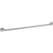Global Industrial™ droite barre d’appui, matage inox - 42" W x 1-1/4 » dia.