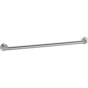 Global Industrial™ droite barre d’appui, en acier inox satiné - 36" W x 1-1/2 » dia.