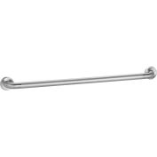 Global Industrial™ droite barre d’appui, inox grenaillé - 36" W x 1-1/2 » dia.