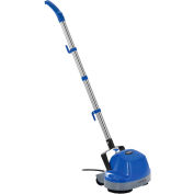 Global Industrial™ Mini Floor Scrubber With Floor Pads, 11" Cleaning Path