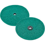 Global Industrial™ Replacement Scrubbing Pads for Mini Floor Scrubber, 2 Pack