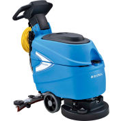 Global Industrial™ Electric Walk-Behind Corded Auto Floor Scrubber, 17" Cleaning Path
