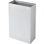 Global Industrial™ Stainless Steel Wall Mount Trash Can, 11 Gallon