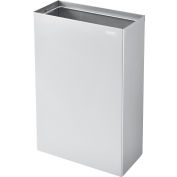 Global Industrial™ Stainless Steel Wall Mount Trash Can, 11 gallons