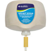 Global Industrial™ Walnut Scrub Heavy Duty Hand Cleaner, Rainforest Scent, 2L Refill - 4/Case