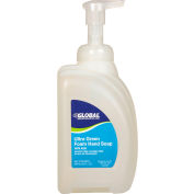 Global Industrial Ultra Green Foam Hand Soap Pump Bottle, Fragrance Free, 32 oz. Bottle-8/Case
