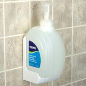 Global Industrial Wall Mount Bracket for Global 32 oz. Hand Soap/Sanitizer - White