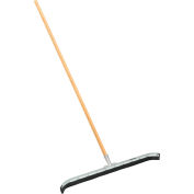 Global Industrial 36" Curved Floor Squeegee With Wood Handle - Pkg Qty 4