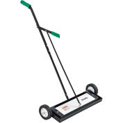 Global Industrial™ Heavy Duty Magnetic Sweeper With Release Lever, 24" Cleaning Width