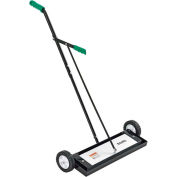 Global Industrial Heavy Duty Magnetic Sweeper With Release Lever, 24" Cleaning Width