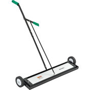 Global Industrial™ Heavy Duty Magnetic Sweeper With Release Lever, 36" Cleaning Width