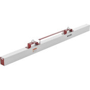 Global Industrial Hang-Type Magnetic Sweeper With Forklift Hanger, 72" Cleaning Width