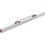 Global Industrial Hang-Type Magnetic Sweeper With Forklift Hanger, 84" Cleaning Width