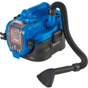 Global Industrial Battery Powered HEPA Wet/Dry Vacuum w/ Air Inflate Adapter, 2 Gallon Cap.