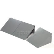 Global Industrial™ Locker Slope Top Kit, 12"x15", Gray