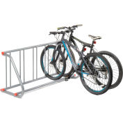 Global Industrial™ Single-Sided Grid Bike Rack, 5-Bike Capacity, Powder Coated Steel