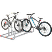 Global Industrial™ Double-Sided Grid Bike Rack, 10-Bike Capacity, Powder Coated Steel