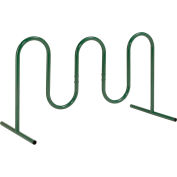 Global Industrial™ 7-Bike Wave Bike Rack, Vert, Debout libre