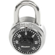 Master Lock® No.1525STK Combination Padlock Key Access avec 1 Control Key & Chart, Prix chacun, qté par paquet : 50