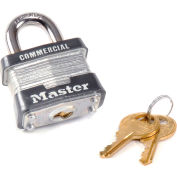 Master Lock® no. 3 cadenas à clé 3/4" Manille à clé différente, qté par paquet : 6