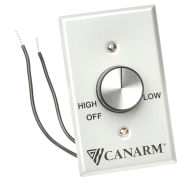 Canarm® Commande de commutateur à vitesse variable pour 2 ventilateurs, argent