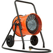 Global Industrial® Portable Salamander Heater, Adjustable Thermostat, 240V, 1 Phase, 10000W