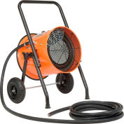 Global Industrial® Portable Salamander Heater, Adjustable Thermostat, 240V, 1 Phase, 15000W