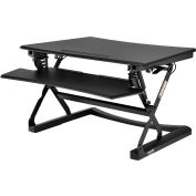 Interion® hauteur réglable Sit-Stand Desk Converter avec clavier pleine largeur