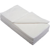 Global Industrial™ 300 GSM polissage microfibres, 16 "x 16", blanc, 12 chiffons/Pack
