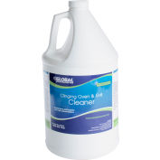 Global Industrial Clinging Oven & Grill Cleaner, 1 Gallon Bottle, 4/Case