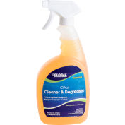 Global Industrial™ Citrus Cleaner & Degreaser, 32 oz. Trigger Spray Bottle, 6/Case