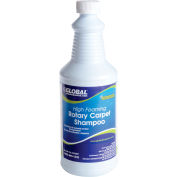 Global Industrial™ High Foaming Rotary Carpet Shampooing - Cas de six bouteilles de 1 quarts
