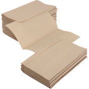 Serviettes en papier à pli unique Global Industrial™ – 334 feuilles/paquet, 12 paquets/caisse