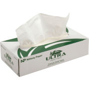Boîte plate de tissu facial - 100 feuilles/boîte, 30 boîtes/caisse