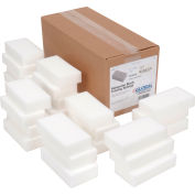 Global Industrial Awesome Erasing Sponge, White, 2.5" x 4.75" - Case of 24 Sponges