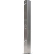 Global Industrial® 84 » Outdoor 2 Buse Water Shower, Acier inoxydable