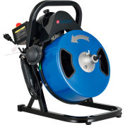 Global Industrial™ Drain Cleaner For 2-4" Pipe, 220 RPM, 75' Cable