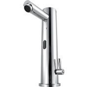 Global Industrial™ Deck Mounted Sensor Faucet With Mixing Valve, 2.2 GPM, Chrome