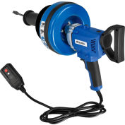 Global Industrial Electric Handheld Drain Cleaner For 3/4"-3"ID, 0-500 RPM, 3 Cables