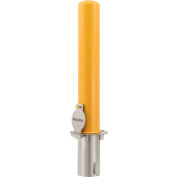 Global Industrial™ Removable Safety Bollard, 4" Dia. x 36"H, Yellow
