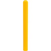 Global Industrial™ Ribbed Bollard Sleeve, 4" Dia. x 56"H, Yellow